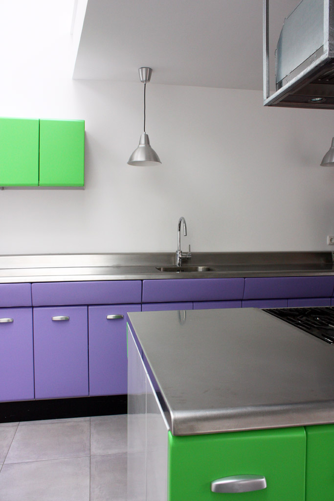 American Kitchen paars groen