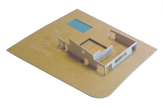 Nieuwbouw Woonhuis met kantoor te Weert maquette