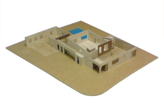 Nieuwbouw Woonhuis met kantoor te Weert maquette