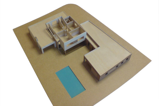 bouw maquette dak