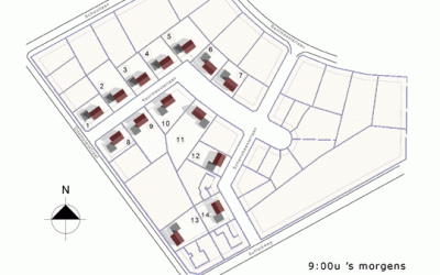 Beelen CS architecten Eindhoven Voorstudie naar bezonning voor kavelkeuze in Weert Voorstudie naar bezonning voor kavelkeuze in Weert