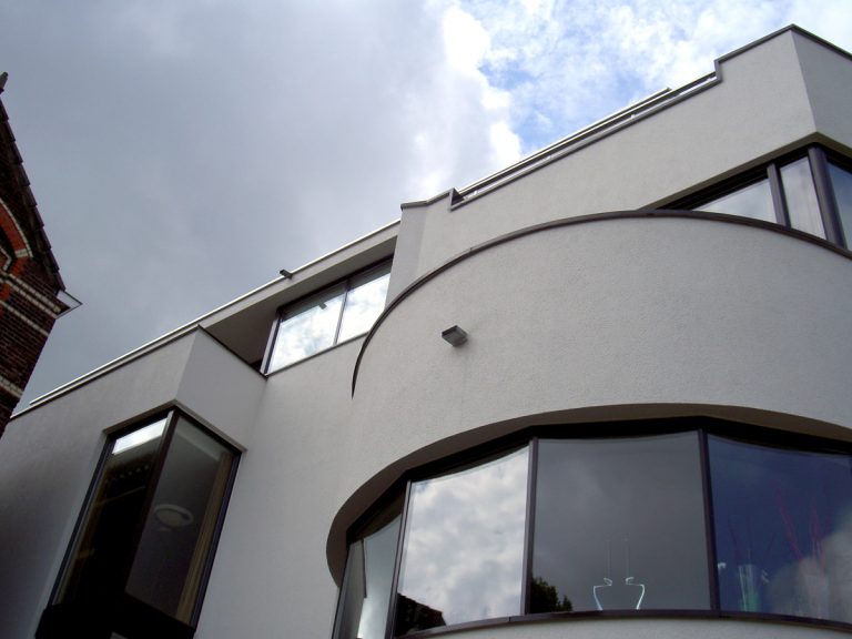 fragment plastische gevelstuc facade