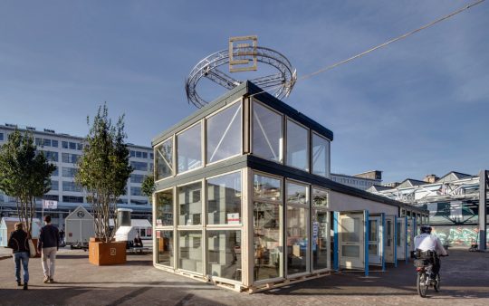 BEELEN CS architecten Eindhoven bouw Dutch Design Week DDW paviljoen S-Cape door Pan-S aanzicht