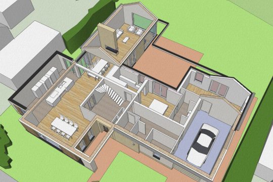 BEELEN CS architecten Eindhoven transformatie jaren 50 woning tot passief woning Nederweert nieuwe indeling