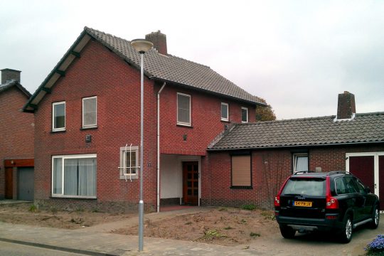 BEELEN CS architecten Eindhoven transformatie jaren 50 woning tot passief woning Nederweert oorspronkelijke toestand