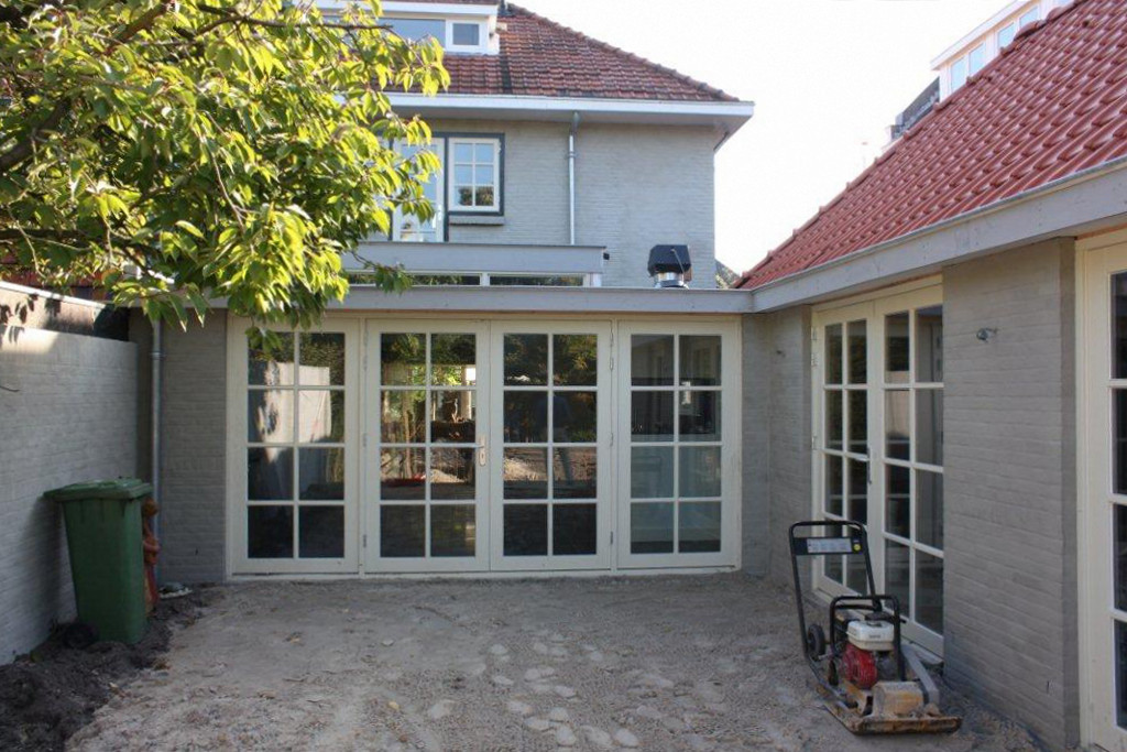 BEELEN CS architecten Eindhoven uitbreiding en verbouwing jaren 30 woning in Waalwijk plattegrond achterzijde uitbreiding en verbouwing jaren 30 woning in Waalwijk achterzijde