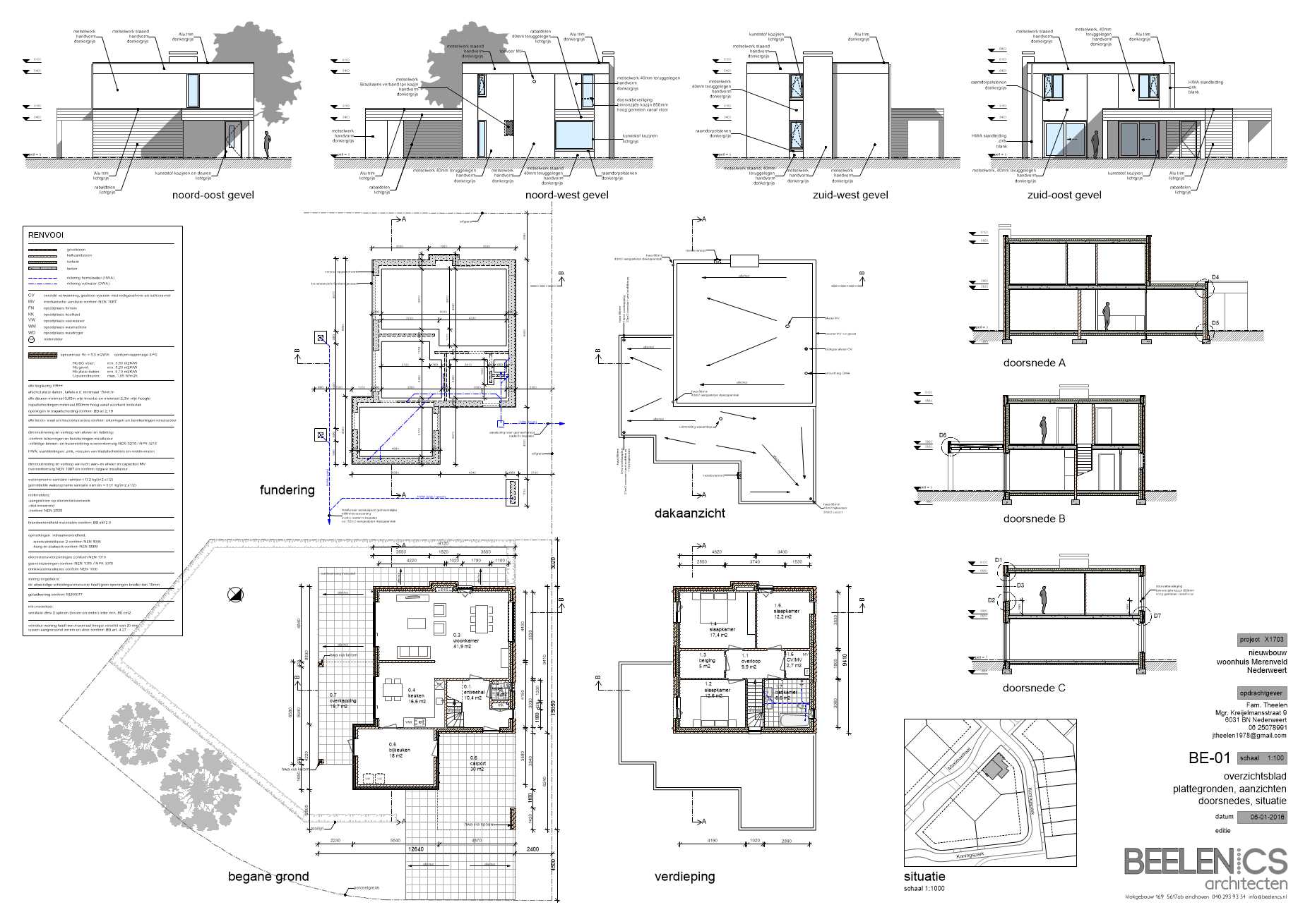 12+ Grondplan Woning Legrand zelfbouw elektriciteit pieters voorbeeld fais installatie symboles montage