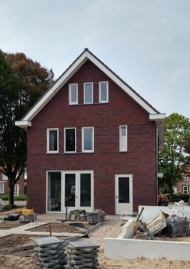 BEELEN CS architecten Eindhoven Nieuwbouw woonhuis Mr Rijkenstraat Veldhoven achtergevel